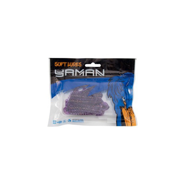 Твистер Yaman Pro Ruff (7.6 см, 10 шт/уп) Violet, №8