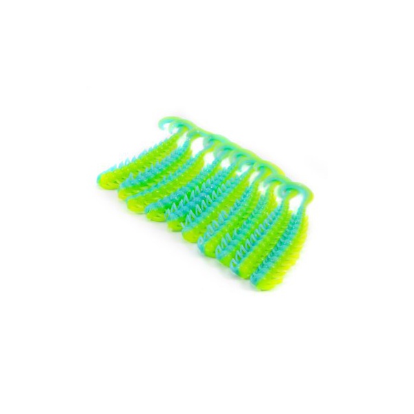 Твистер Yaman Pro Ruff (7.6 см, 10 шт/уп) Ice Chartreuse, №18