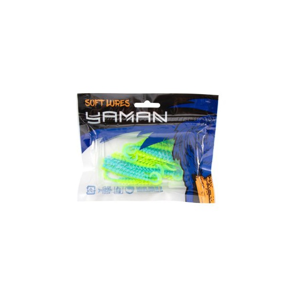 Твистер Yaman Pro Ruff (12.7 см, 5 шт/уп) Ice Chartreuse, №18