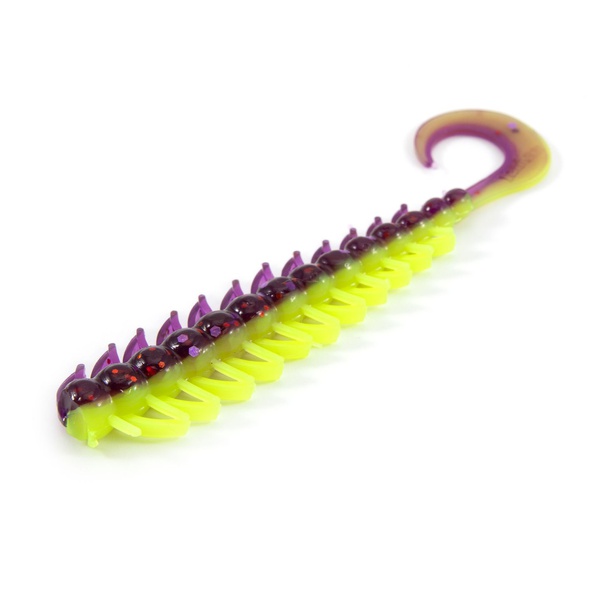 Твистер Yaman Pro Ruff (12.7 см, 5 шт/уп) Violet Chartreuse, №26