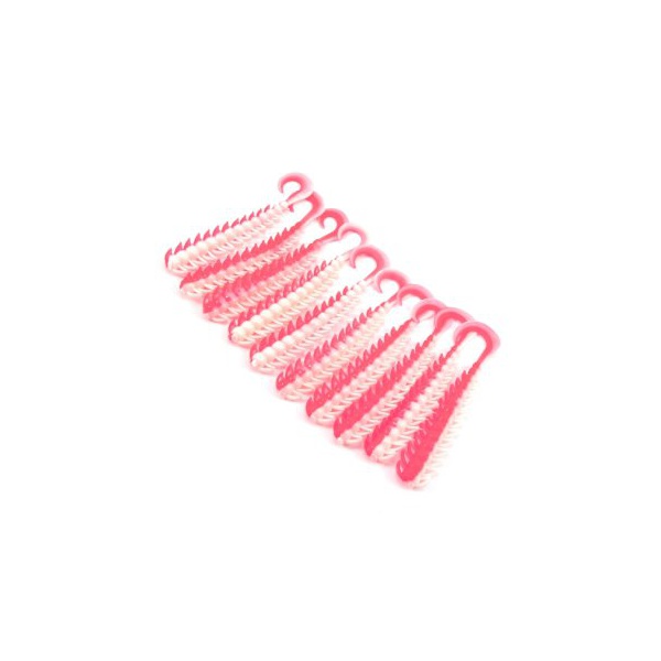 Твистер Yaman Pro Ruff (12.7 см, 5 шт/уп) Red White, №27