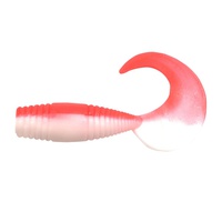 Твистер Yaman Pro Spry Tail (3.8 см, 10 шт/уп) Red White, №27