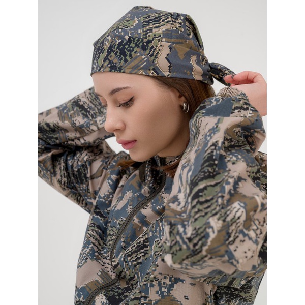 Косынка Горизонт (тк. сорочка) Серый лабиринт