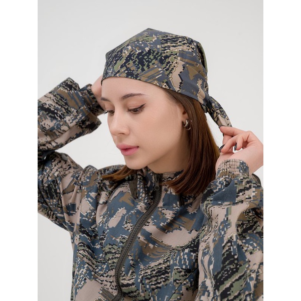 Косынка Горизонт (тк. сорочка) Серый лабиринт
