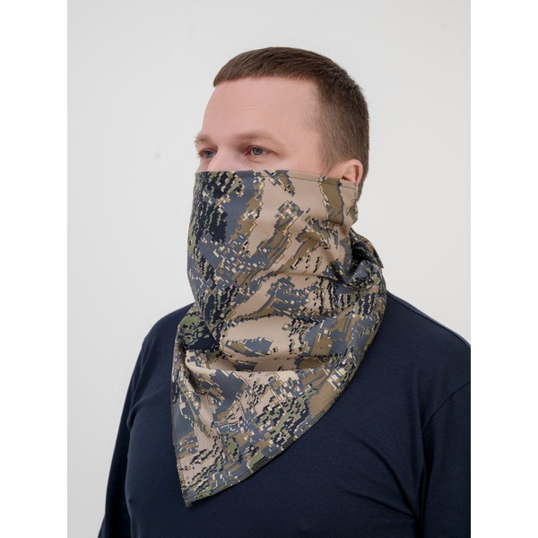 Косынка Горизонт (тк. сорочка) Серый лабиринт