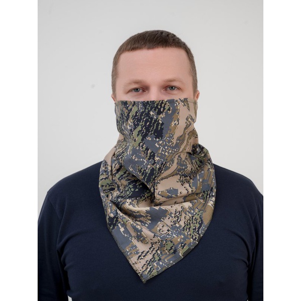 Косынка Горизонт (тк. сорочка) Серый лабиринт