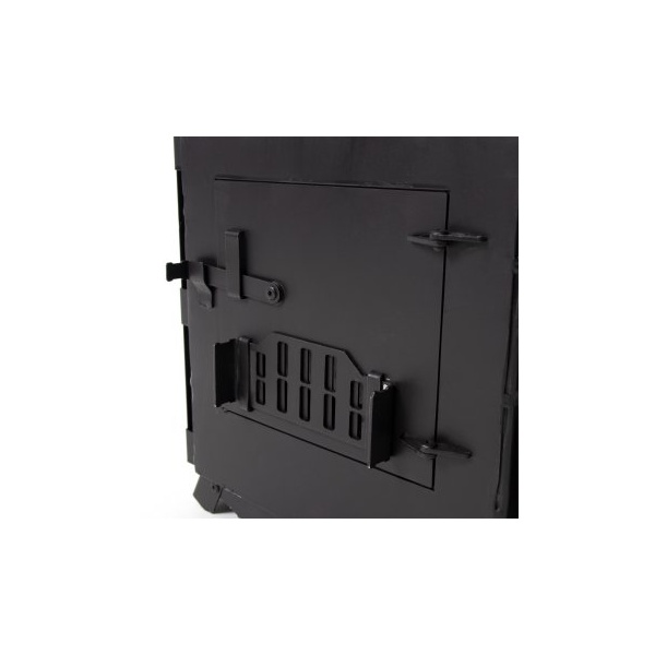 Печь дровяная Следопыт Light (с экранами и угловыми трубами) малая