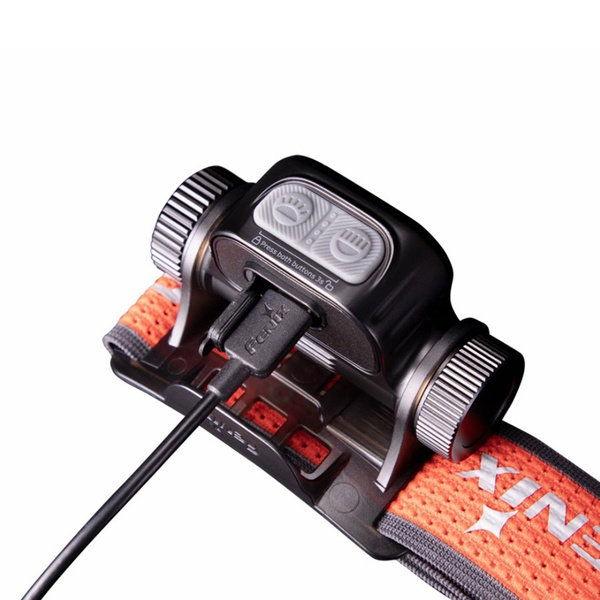 Фонарь налобный Fenix HM65R-T V2.0 чёрный