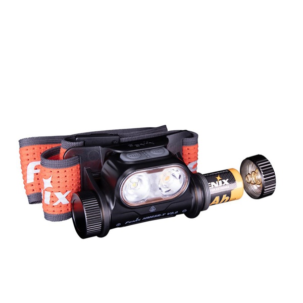 Фонарь налобный Fenix HM65R-T V2.0 чёрный