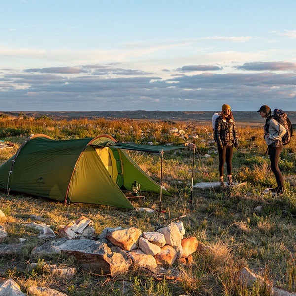 Палатка Naturehike Cloud Tunnel 2 NH20ZP006 зелёный, 20D