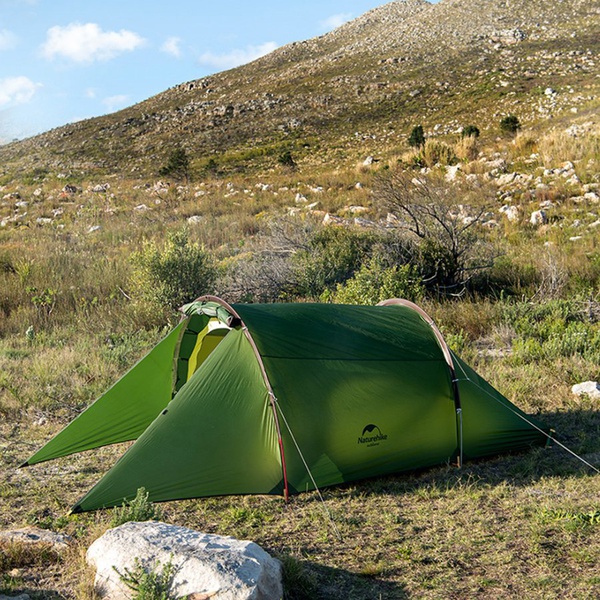 Палатка Naturehike Cloud Tunnel 2 NH20ZP006 зелёный, 20D