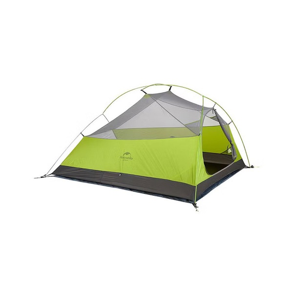 Палатка Naturehike Cloud Up 3 20D NH18T030-T (+ коврик) светло-зелёный