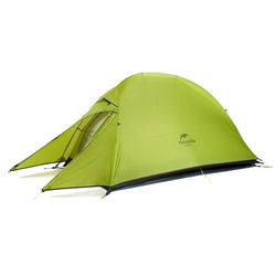 Палатка Naturehike Cloud Up 1 NH18T010-T 20D (+ коврик) светло-зелёный