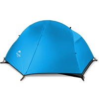Палатка Naturehike NH18A095-D 210T (+ коврик) голубой