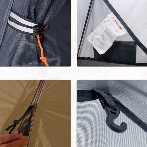 Палатка Naturehike NH18A095-D 210T (+ коврик) голубой