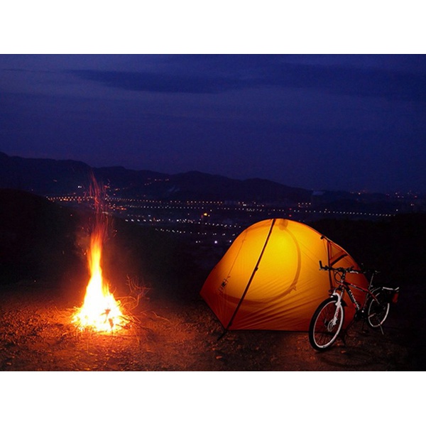 Палатка Naturehike NH18A095-D 20D (+ коврик) оранжевый