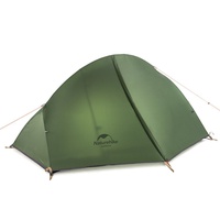 Палатка Naturehike NH18A095-D 20D (+ коврик) зелёный