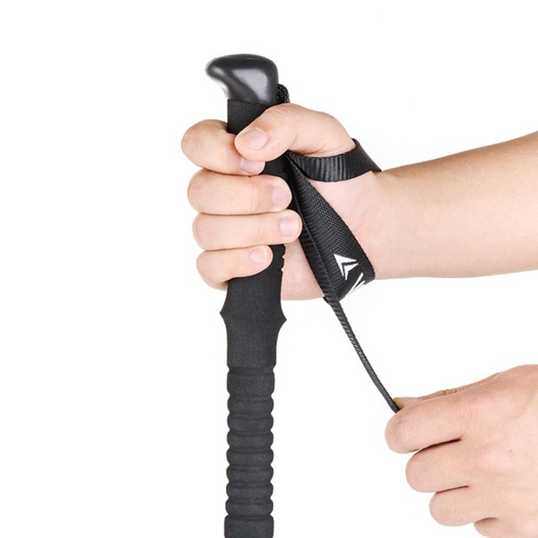 Палка треккинговая Naturehike ST01 6061 AL NH17D001-Z (3 узла) зелёный/женские, 57-120 см