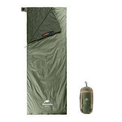 Спальный мешок Naturehike Мини LW180 NH21MSD09 зелёный, р. XL