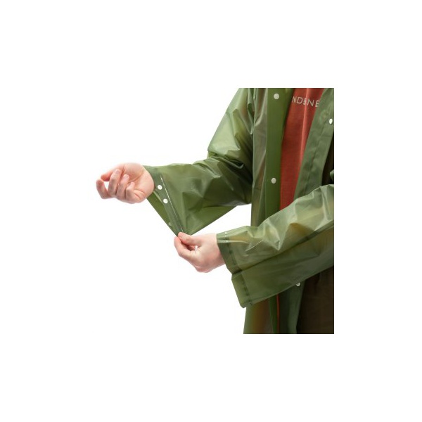 Плащ дождевик Следопыт на кнопках с капюшоном Зелёный, 72х125 см