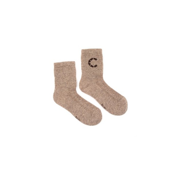 Термоноски Следопыт Organic wool socks Yak Натуральный коричневый