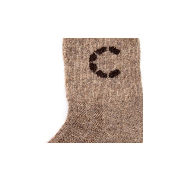 Термоноски Следопыт Organic wool socks Yak Натуральный коричневый