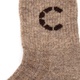 Термоноски Следопыт Organic wool socks Yak Натуральный коричневый. Фото 6