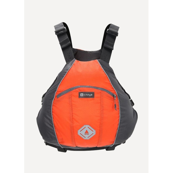 Жилет страховочный Сплав Phantom оранжевый/серый