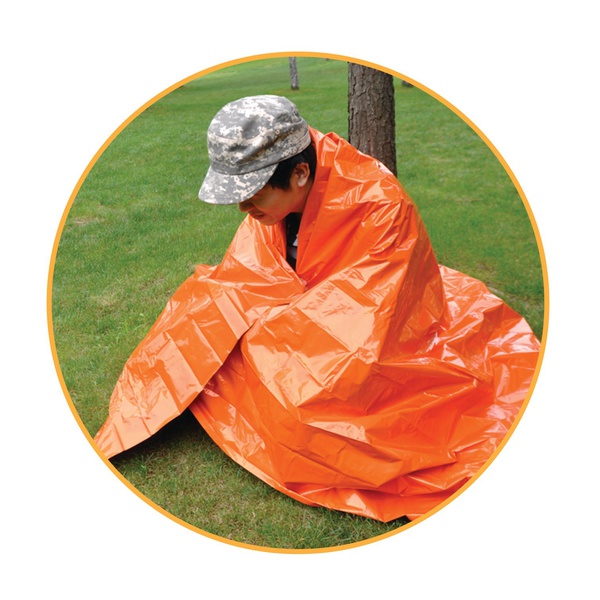 Покрывало экстренное AceCamp Multi Purpose Emergency Blanket- оранжевое