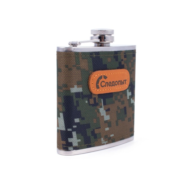 Фляжка Следопыт Camo (в оплетке) 180 мл