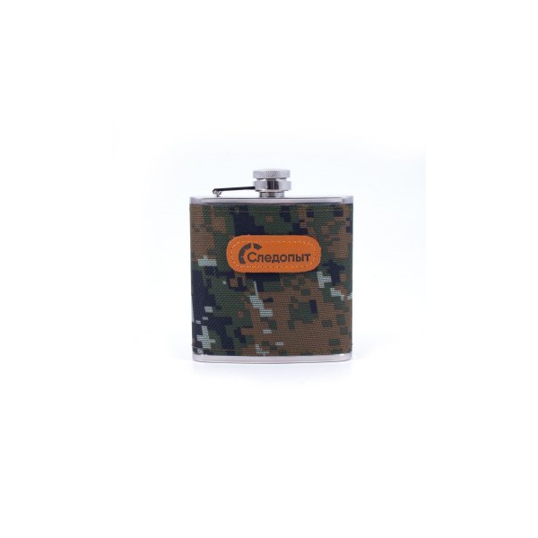 Фляжка Следопыт Camo (в оплетке) 180 мл
