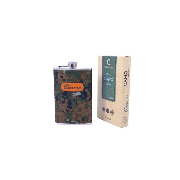 Фляжка Следопыт Camo (в оплетке) 280 мл