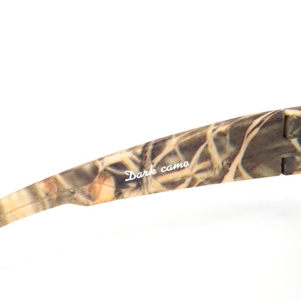 Очки поляризационные Следопыт Dark camo (плавающие, в футляре) линзы brown