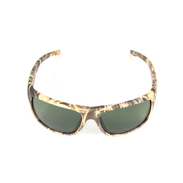 Очки поляризационные Следопыт Dark camo (плавающие, в футляре) линзы green