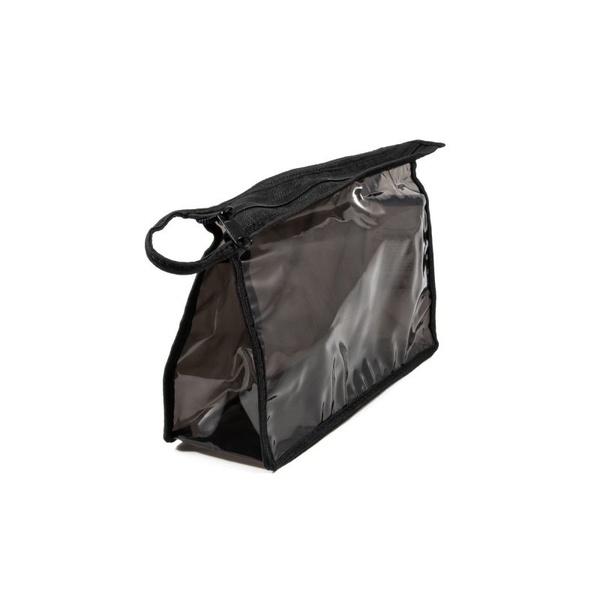 Косметичка Следопыт (ПВХ, на молнии) черный прозрачный