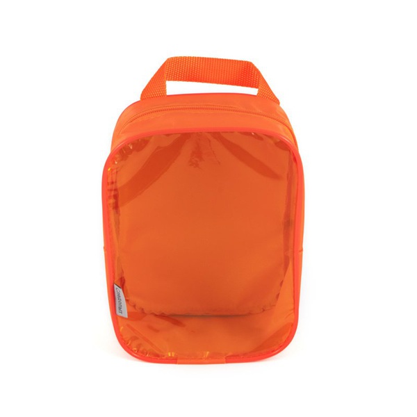 Косметичка Следопыт прямоугольная (ПВХ, на молнии, с ручкой) оранжевый