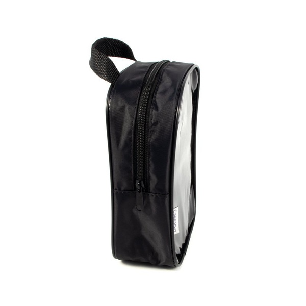 Косметичка Следопыт прямоугольная (ПВХ, на молнии, с ручкой) черный