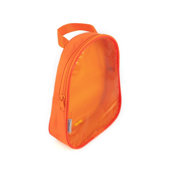 Косметичка Следопыт (ПВХ, на молнии, с ручкой) оранжевый