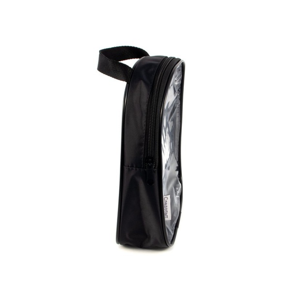 Косметичка Следопыт (ПВХ, на молнии, с ручкой) черный