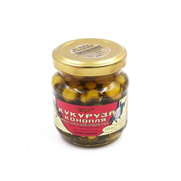 Насадка Fish.ka Кукуруза-Конопля (110 мл) малина
