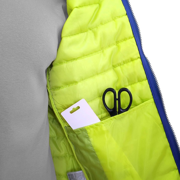 Жилет Эталон J-01 васильковый/лимонный