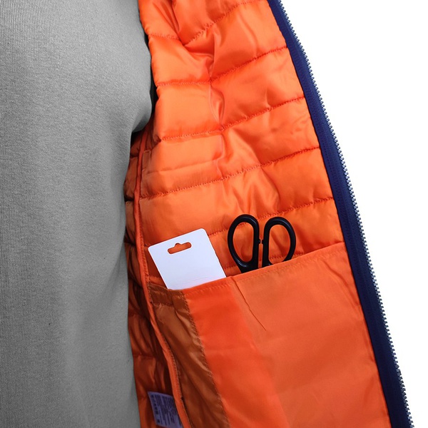 Жилет Эталон J-01 синий/оранжевый