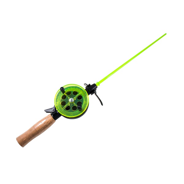 Удочка зимняя Три Кита Техно d-65мм с неопреновой ручкой (хлыст поликарбонат)