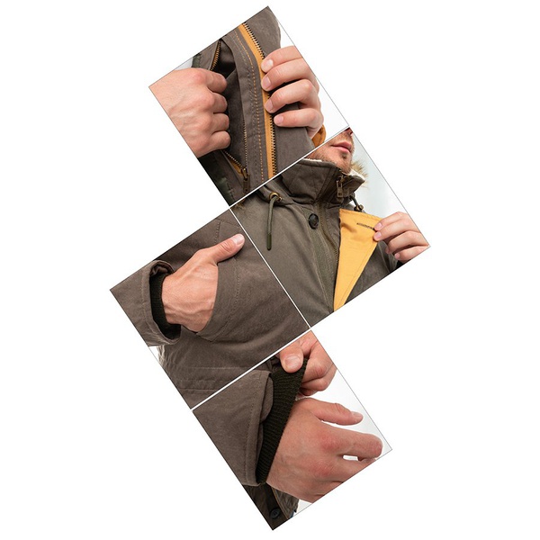 Куртка-парка Эталон Юта-Ультра хаки