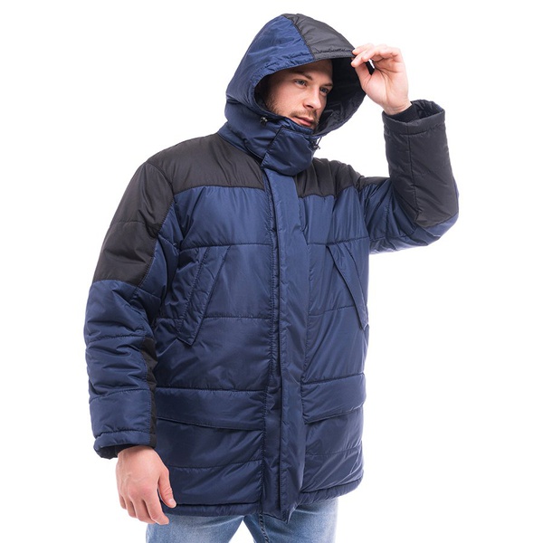 Куртка Эталон Сити синий/чёрный