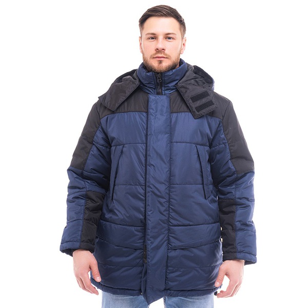 Куртка Эталон Сити синий/чёрный