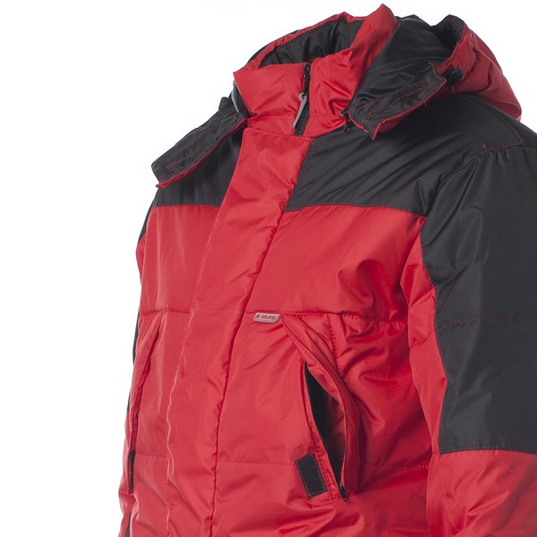 Куртка Эталон Сити красный/чёрный