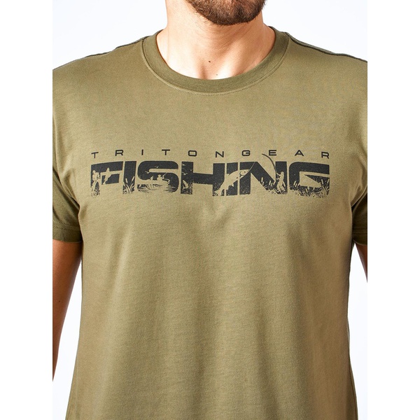 Футболка Тритон Fishing хаки