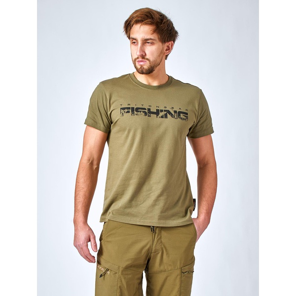 Футболка Тритон Fishing хаки