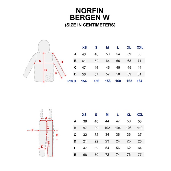 Костюм женский демисезонный Norfin Bergen W